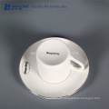 Taza única de la taza de café de Nescafe del diseño, taza de café de cerámica fina y platillo